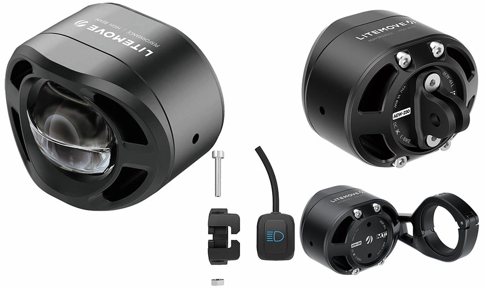 LITEMOVE AEW-230 Feu Avant Pour Vélo électrique 2 LITEMOVE AEW-230 Feu Avant Pour Vélo électrique