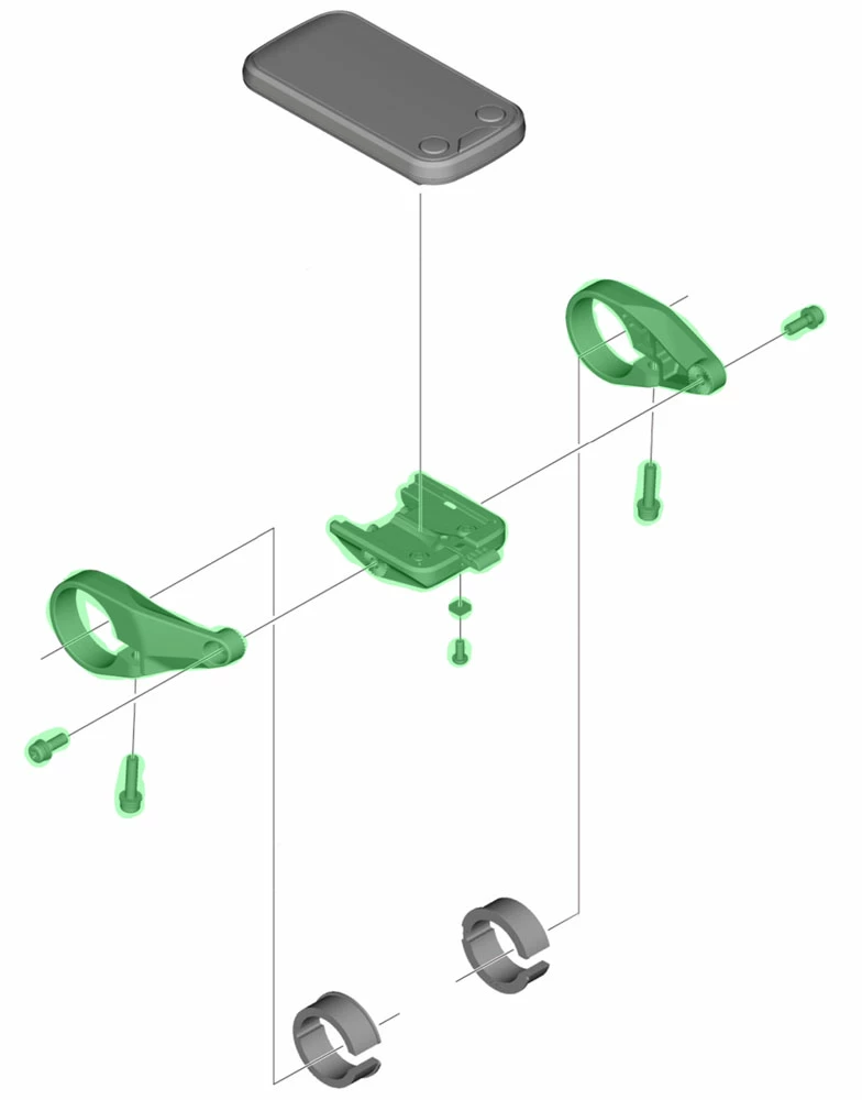 Shimano STEPS Support D'écran Pour SC-E6100/E6010 4 Shimano STEPS Support D'écran Pour SC-E6100/E6010 – Image 2