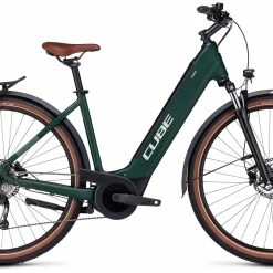 Cube Touring Hybrid ONE 500 Easy Entry Darkgreen'n'green