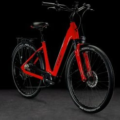 Cube Supreme Sport Hybrid Pro 500 Easy Entry Red'n'black -Vélo Èlectrique Soldes cube 20119236 632371 Supreme Sport Hybrid Pro 500 Easy Entry red n black 2